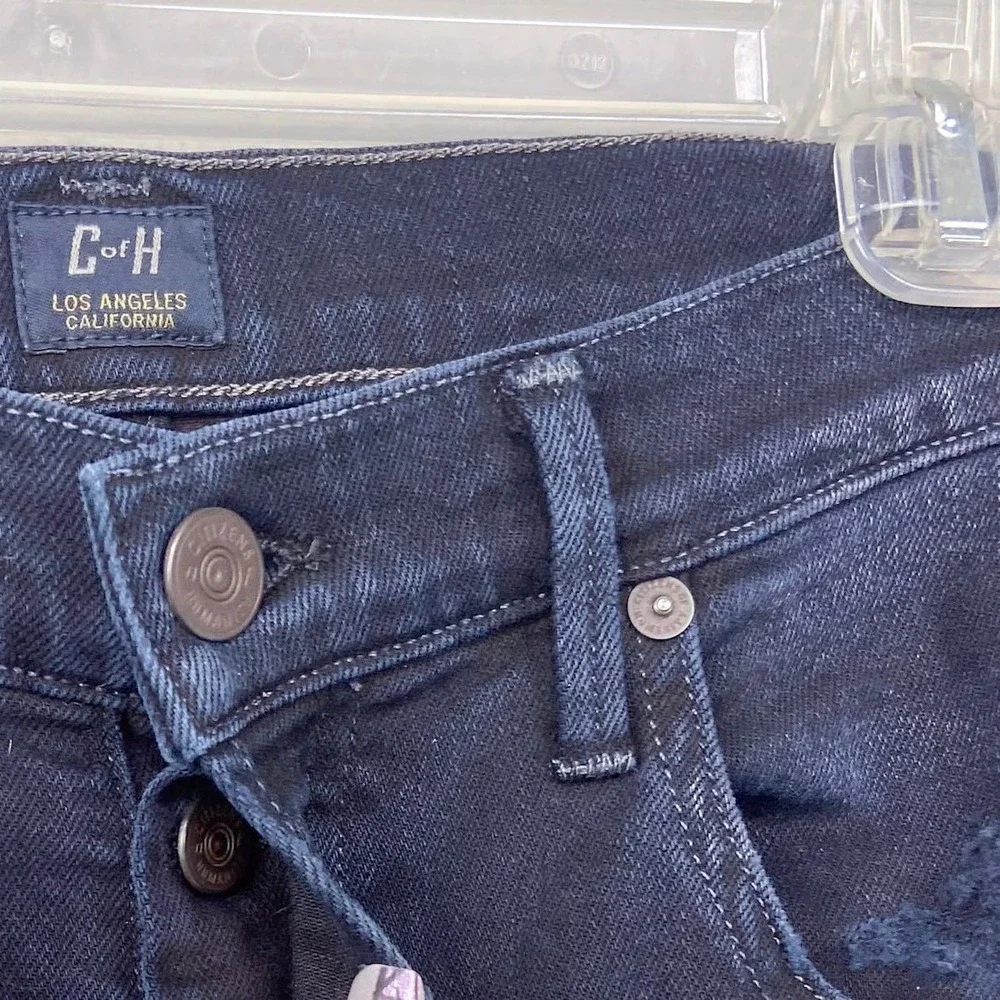 Citizens of Humanity Patchwork Jeans Size 27 Emerson Dark Wash Shoreditch Grunge